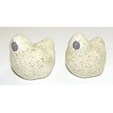 Vintage Faux Cracked Finish Chick Salt And Pepper Shakers