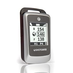 Shotsaver Golf GPS Rangefinder - Silver/Black, Small