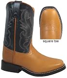 Smoky Mountain Kids Anderson Leather Square Toe Boot