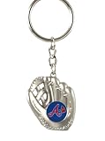 Atlanta Braves - MLB Silver Baseball Glove Keychain
