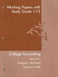 Working Papers With Study Guide: Chapters 1-13: Used with ...McQuaig-College Accounting