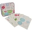 Holiday Tags and Labels Cavallini Papers Stickers set in Tin