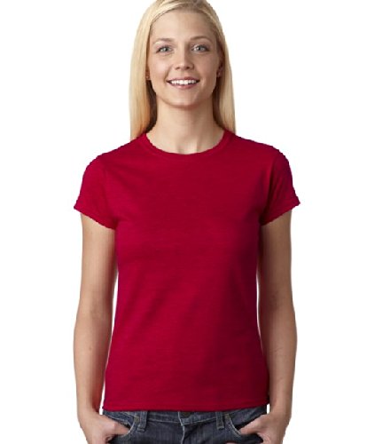 Gildan Ladies Soft Style Short Sleeve T-Shirt (XL) (Antique Cherry Red)