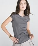 Bella Ladies 100% Cotton Natasha Inside Out Tee T-Shirt