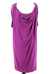 Spaghetti Strap Viscose Cowl Neck Plunging Neck Gathered  Dress