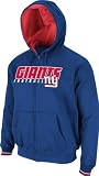 New York Giants Royal Overtime Victory Full-Zip Fleece Hooded Sweatshirt
