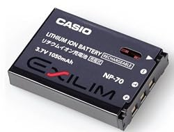 Casio Exilim NP-70 Battery for the EX-Z150 and EX-Z250 Casio Digital Cameras