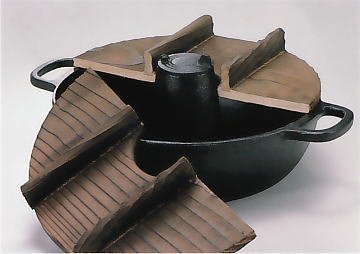 南部鉄器　鉄鍋　シャブシャブ鍋 11-7