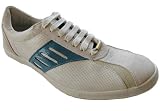 $170 Diesel Rainbow Sky Mens Trainers - Available in Your Choice of White with Teal and Off White with Spring Green