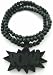 POW Good Wood Goodwood Black All Natural Wood Replica Pendant Necklace Piece