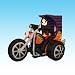 7 Foot Inflatable Halloween Grim Reaper Driving Motorcycle Yard Decor
