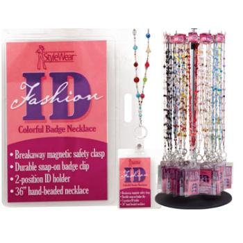 Fashion ID - Beaded Necklace Badge Holder/Display