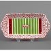 Arkansas Razorbacks Stadium Platter