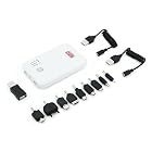EZOPower White 2 USB Port Compact External Portable Rechargeable Emergency Backup Battery Charger (5000mAh) for Apple iPod Touch 5 5th Generation