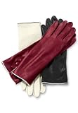Buttoned Leather Gloves