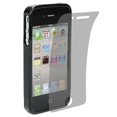 Gummi Schutzh�lle f�r Iphone 4 / 4S + Displayschutzfolie (By Sell-Way)
