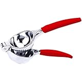 DuraCasa Juice Press - Premium Quality 18/10 Stainless Steel Lemon Squeezer - Citrus Juicer (RED)