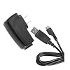 Samsung OEM USB Travel Charger Adapter with Data Cable MicroUSB - Bulk Packaging - Black