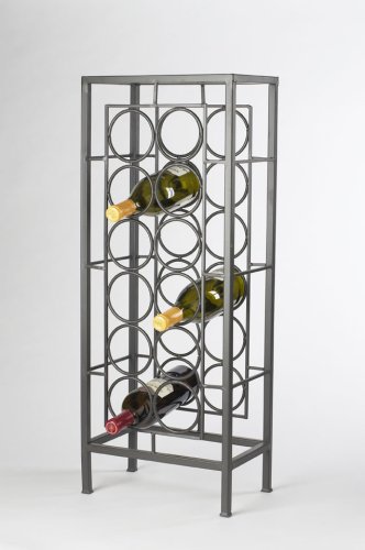 Napa Home & Garden Loft Metal 12-Bottle Wine Storage Table