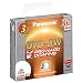 Panasonic LM-RW30U3 3-pack of Single-sided 30 Minute (1.4GB) 8cm DVD-RW Discs with Pr...