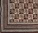 ShalinCraft Home & Decor Double Layered Embroidered Cotton Bed Spread India Block Prints Image