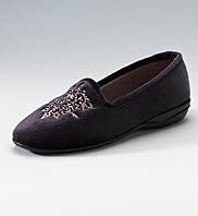 Classic Collection Crest Embroidered Pump Slippers Classic Collection Crest Embroidered Pump Slippers