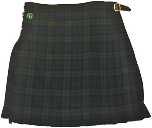 American Highlander Men's Black Watch Tartan Kilt 36 Waist Green/Blue/Black