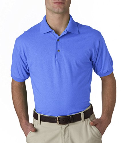 Gildan G8800 50/50 Jersey Polo - Carolina Blue - XL
