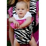 Baby Carrier Cover in Zoe Zebra - Carrier Type:... by Baby Bella Maya