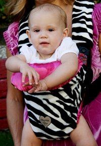 Picture of Baby Bella Maya Baby Carrier Cover in Zoe Zebra - Carrier Typ Active B0014CKEO0 (Baby Carriers)