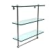 Allied Brass RC-5/16TB-SN 16" Triple Glass Shelf with TB Satin Nickel