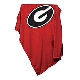 Georgia Bulldogs NCAA Sweatshirt Blanket Throw