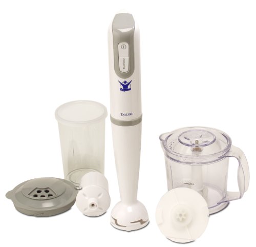 Biggest Loser AB-1001-BL 2-in-1 Double-Up 2-Speed Chopper and Handheld Blender
