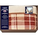 『香典返し 法事引き出物 お返しなどに人気の商品』　ブリティッシュ・ハイランド　あったかフランネルわた入り毛布　【掛け紙・包装可】