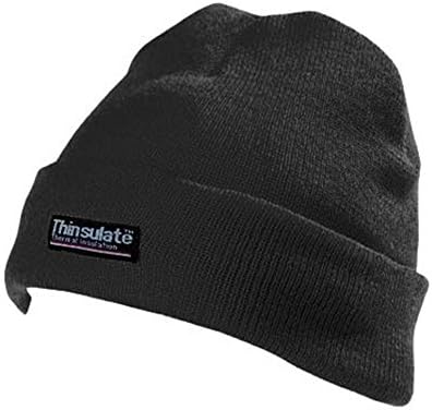 Beanie Thermal Thinsulate Sport Hat (Black)