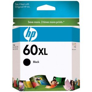 Hewlett Packard 60xl Black Ink Cartridge Typical Yield 600 Page Compatibility Deskjet Machines