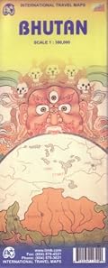 Bhutan Map by ITMB