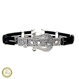 WILLOW XPRESS: *FANCY PAVE BUCKLE BANGLE BRACELET*