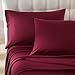 Honeymoon 1800 Brushed Microfiber Bed Sheet Set, Ultra Soft, Twin - Fuchsia