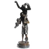 My Champion Bronze Statue on Marble Base