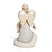 Enesco Foundations Gift Christmas Angel with Baby Figurine, 7.6-Inch
