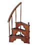 Powell Attic Cherry Stairway Plant Stand