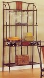 Black Metal Wine Rack