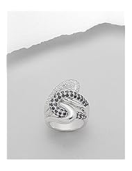 CZ Ring In 92.5 Sterling Silver