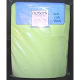 Carter's Basic Green Knit Baby Nursery Crib or... by Carter's