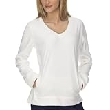 Merona&Acirc;&reg; Womens Cozy Microfleece V-Neck Top - Polar Bear - XL