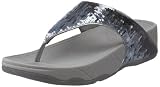 FitFlop Women's Electra Strata Thong Sandal,Palladium,9 M US