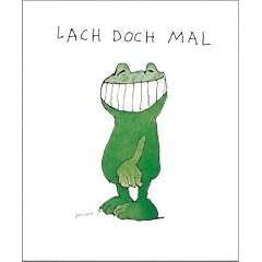 Poster 48 x 58 cm - "Lach doch mal" von Janosch