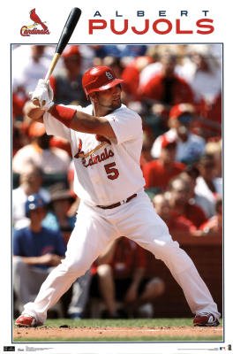 (22x34) St Louis Cardinals Albert Pujols Sports Poster Print