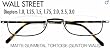 Cal Optix Wall Street - 3 Color Choices